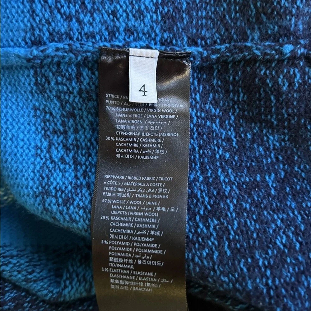Dorothee Schumacher Chromatic Statements Rainbow Pullover Crop Sweater SZ-4; L - Picture 6 of 7